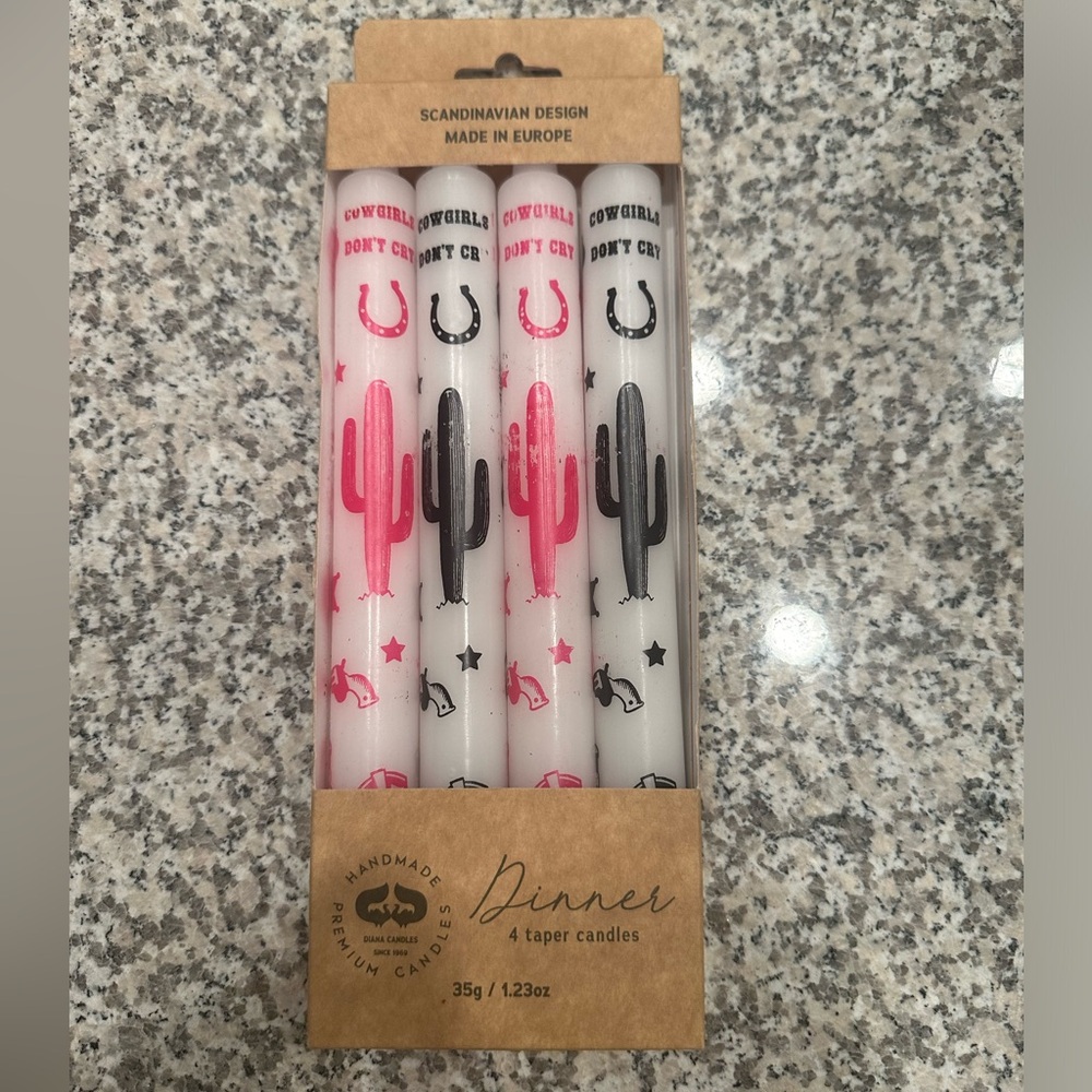 Diana Western Candles 4 Count